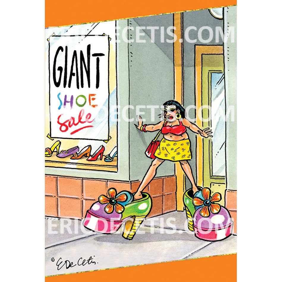 ERIC BD - Giant Shoe Sale